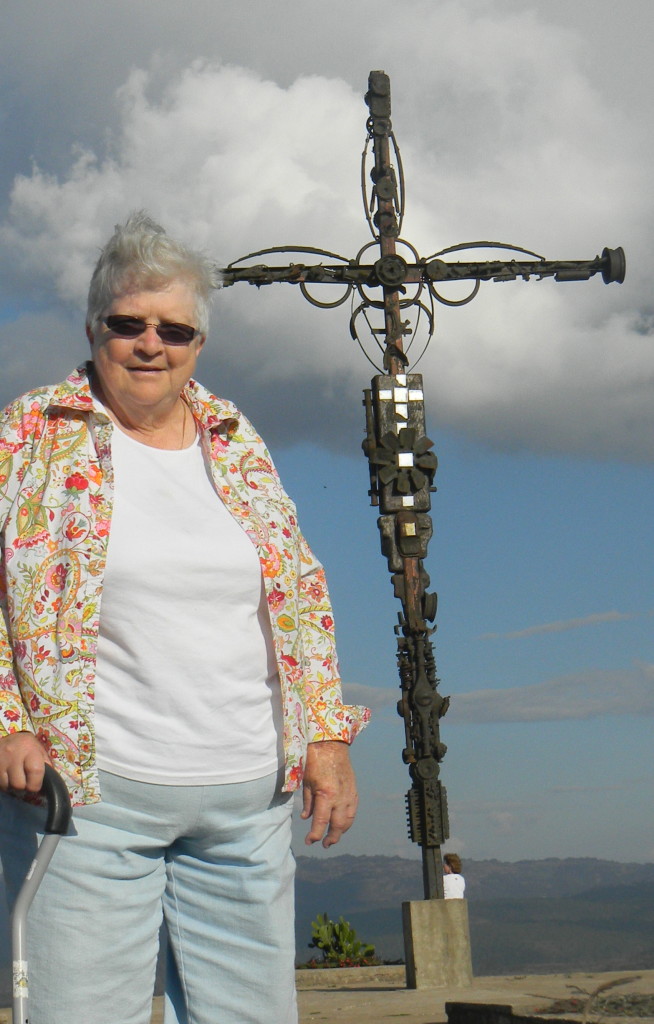 mom at the cross