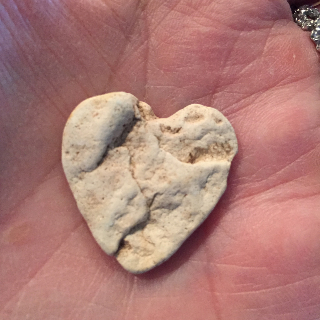 Another of my heart shaped rocks I have found.