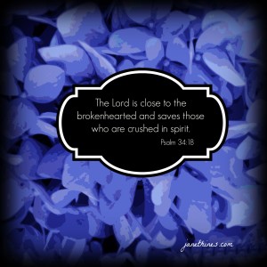 Broken hearted - crushed in spirit - how is it that when we become broken and crushed, it is there we are closest to God?